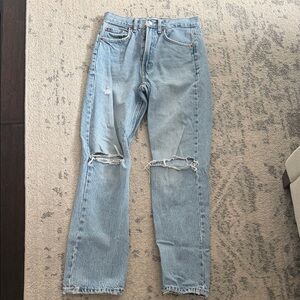 Zara Denim Jeans in Light Blue